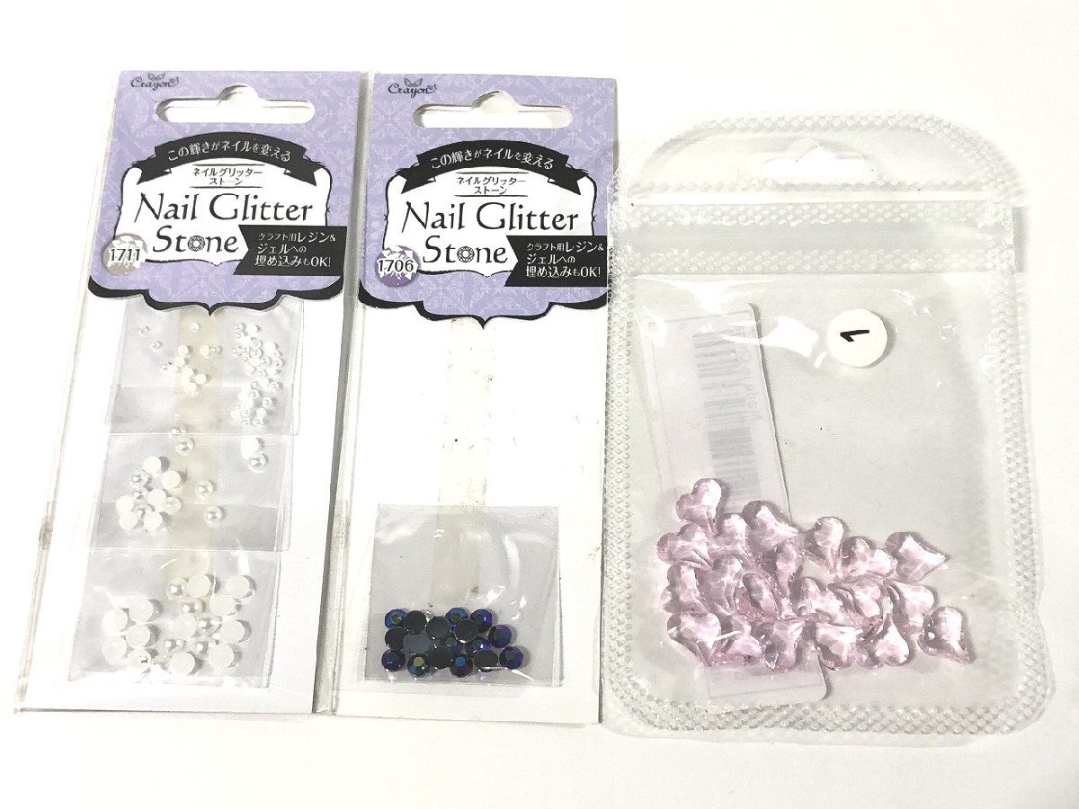  nails g Ritter Stone etc.,3 point set!! unused postage 185 jpy nails supplies other 