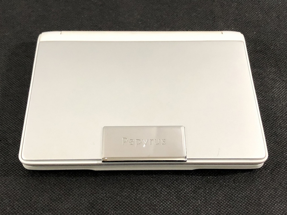 ■SHARP/シャープ《中古△》電子辞書/Papyrus PW-GT550/白灰R2の画像3