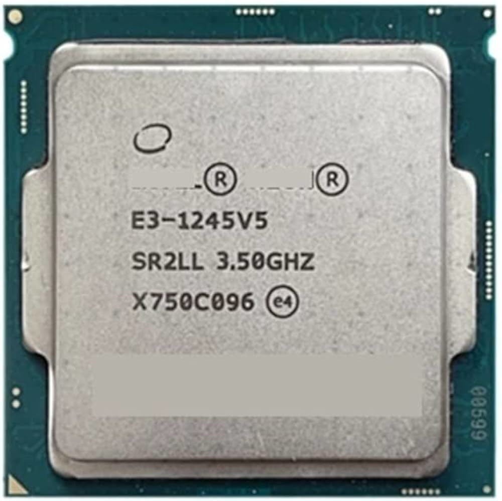 【中古パーツ】複数購入可 CPU Intel Xeon E3 1245v5 3.5GHz TB 3.90GHz SR2LL Socket FCLGA1151 4コア8スレッド 動作品 サーバー用_画像1