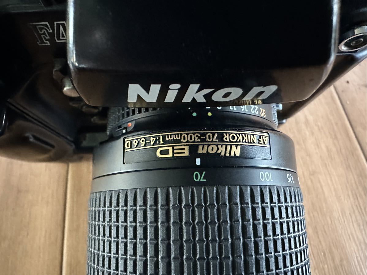 ◎ Nikon ニコン F4 AF NIKKOR 70-300mm 1:4.5-5.6D一眼レフ フィルムカメラ ボディ レンズ 現状品_画像10