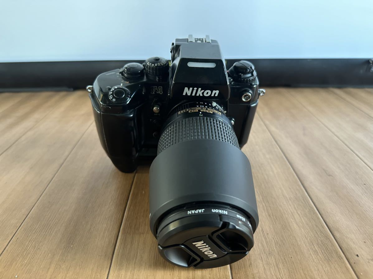 ◎ Nikon ニコン F4 AF NIKKOR 70-300mm 1:4.5-5.6D一眼レフ フィルムカメラ ボディ レンズ 現状品_画像6