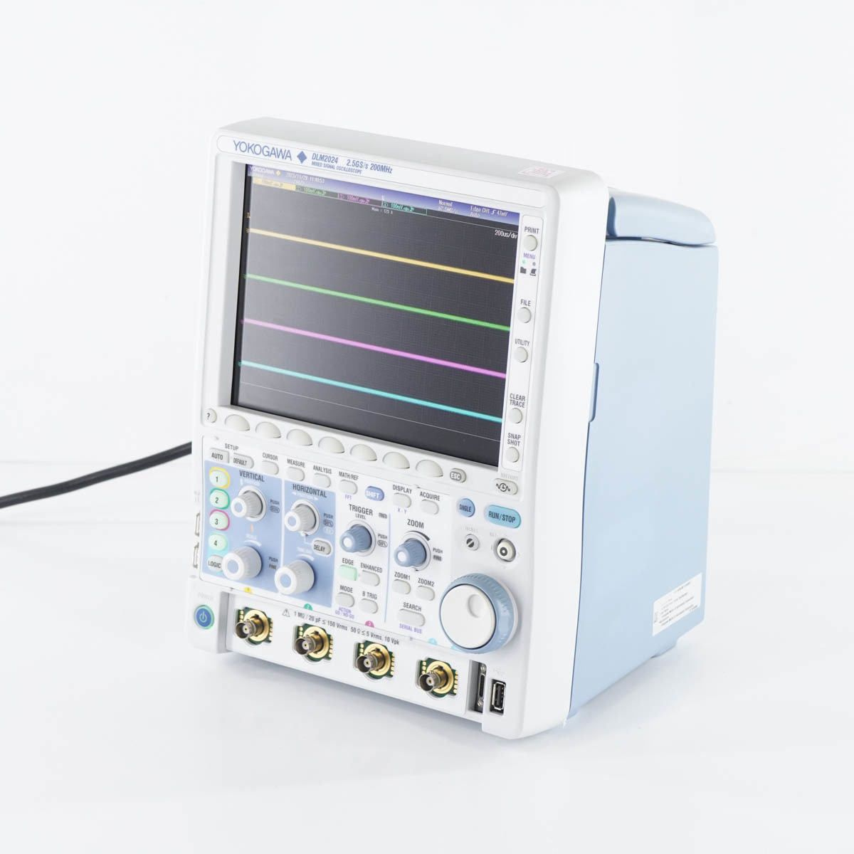 [DW]8日保証 校正2024年8月まで有効 DLM2024 710110-M-HJ/B5/M1/P4/C11/C9 YOKOGAWA SIGNAL OSCILLOSCOPE 2.5GS/s 200MHz ...[05471-0031]_画像2