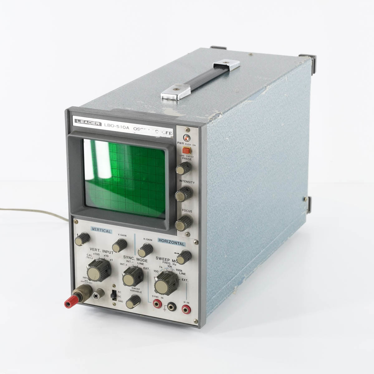 [DW] 8日保証 LBO-510A LEADER OSCILLOSCOPE リーダー電子 オシロスコープ 電源コード[05452-0084]_画像2