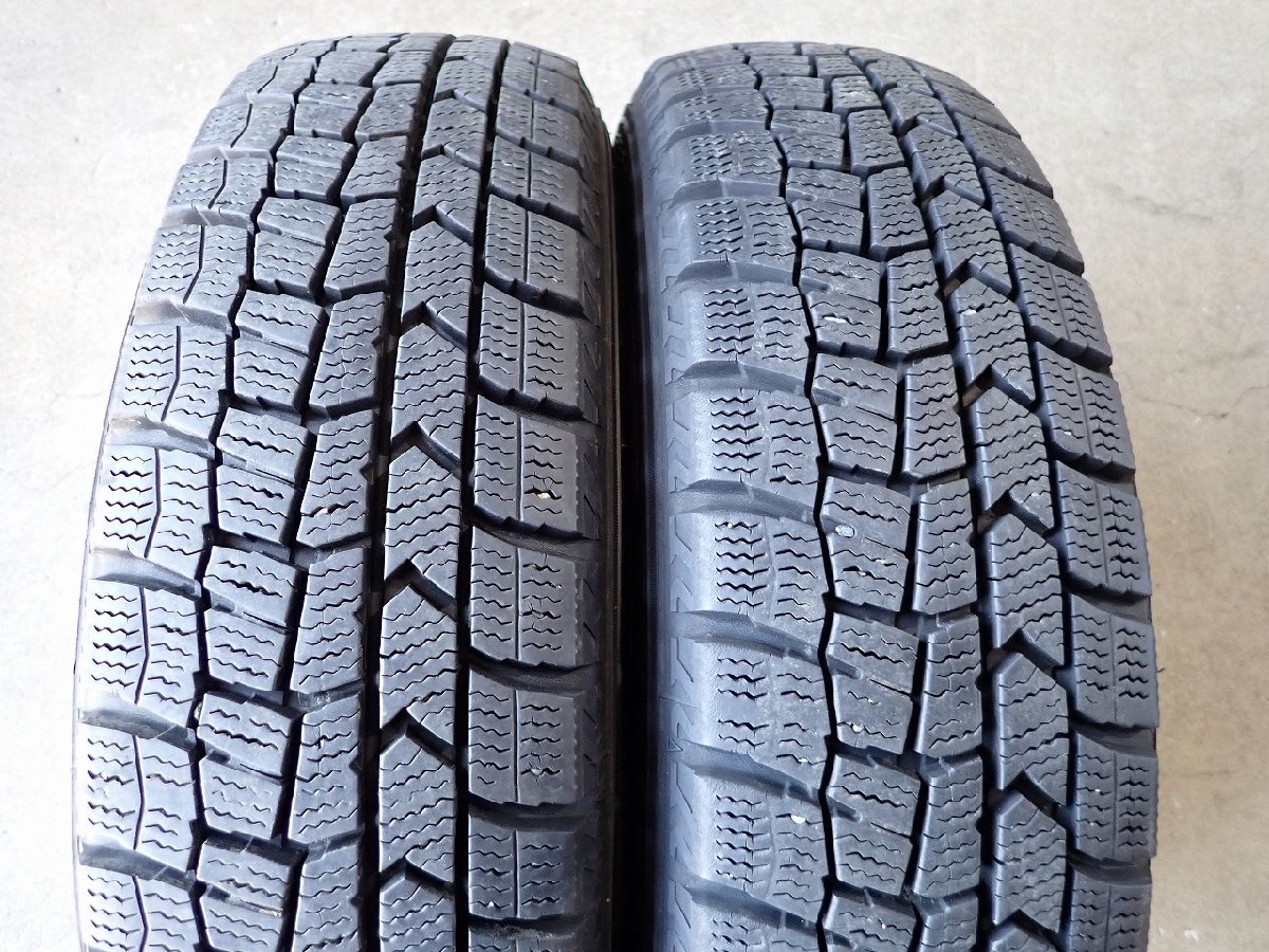 YS3022【送料無料155/65R14】スズキ純正 ワゴンR スペーシア ラパン 中古スタッドレス ▼14×4.5J 100/4H ET50▼1円スタート_画像5