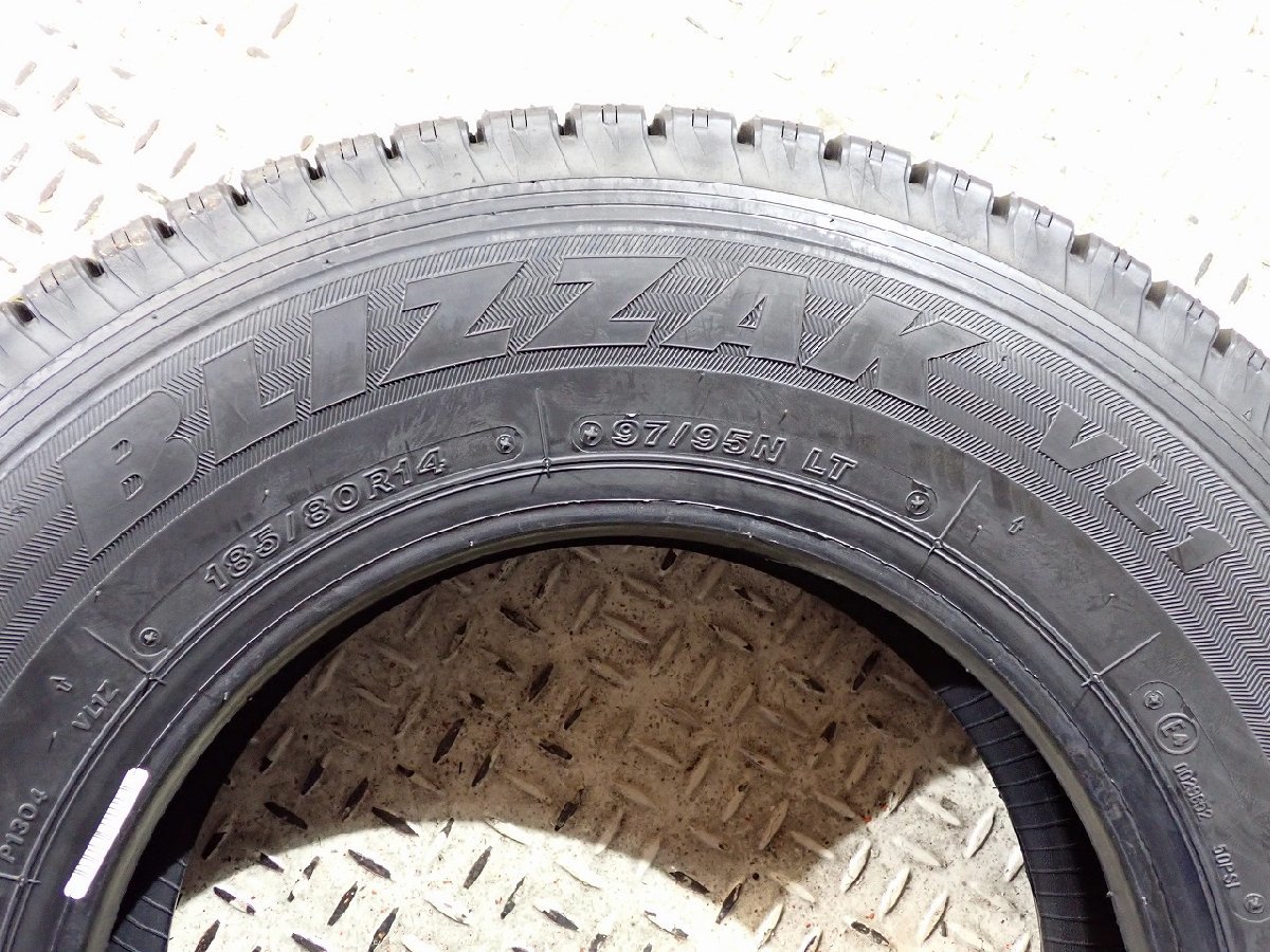 GM1189【送料無料185/80R14 97/95LT】4本 2020年製 ブリヂストン ブリザック VL1 未使用 新品スタッドレス ボンゴ バネット 《即決》_画像5