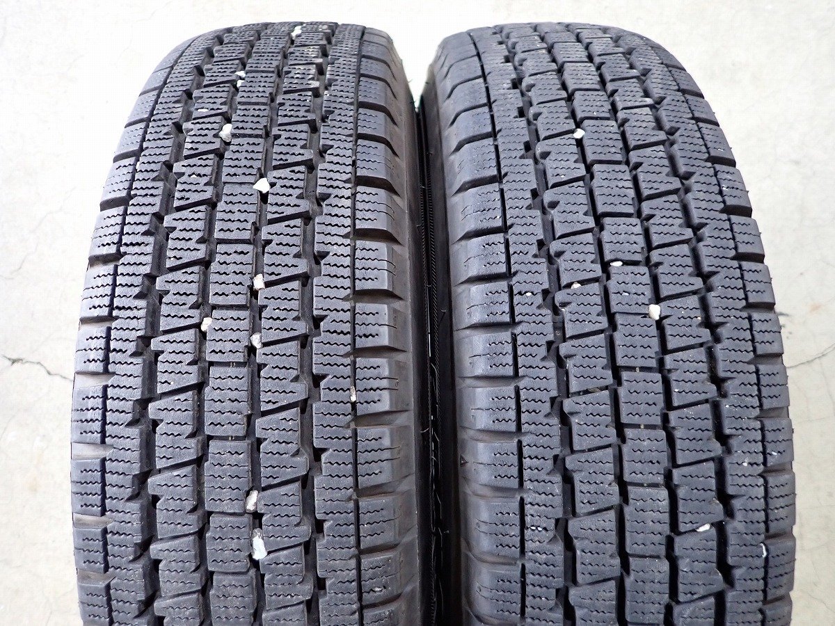 YS2942【送料無料145/80R12 80/78N】スズキ純正スチール エブリー キャリー 2020年製 BS 中古スタッドレス ▼12×4J 100/4H ET約45▼_画像3