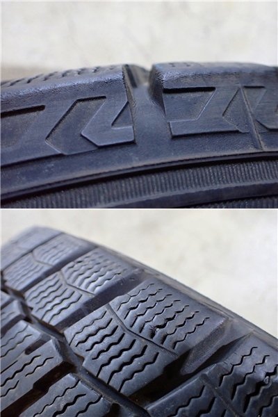 YS2643【送料無料185/60R15】ホンダ純正スチール フィット シャトル グレイス 冬タイヤ ■15×5.5J 100/4H ET約50■1円スタート_画像10