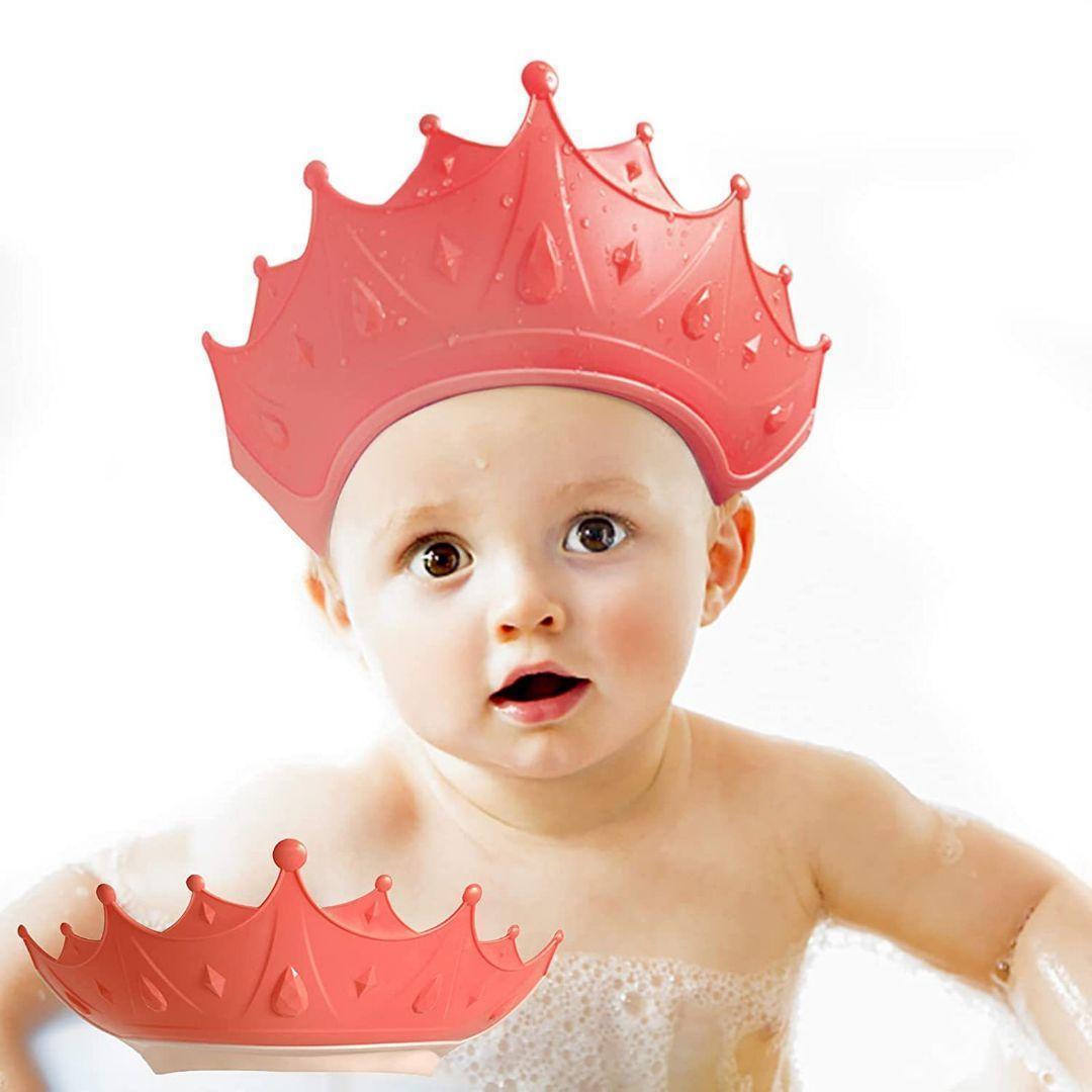 【残りわずか】王冠 シャンプーハット 王子様 王様 シャワーキャップ 子供用 赤ちゃん 赤色 王様 シャワーキャップ 子供用_画像8