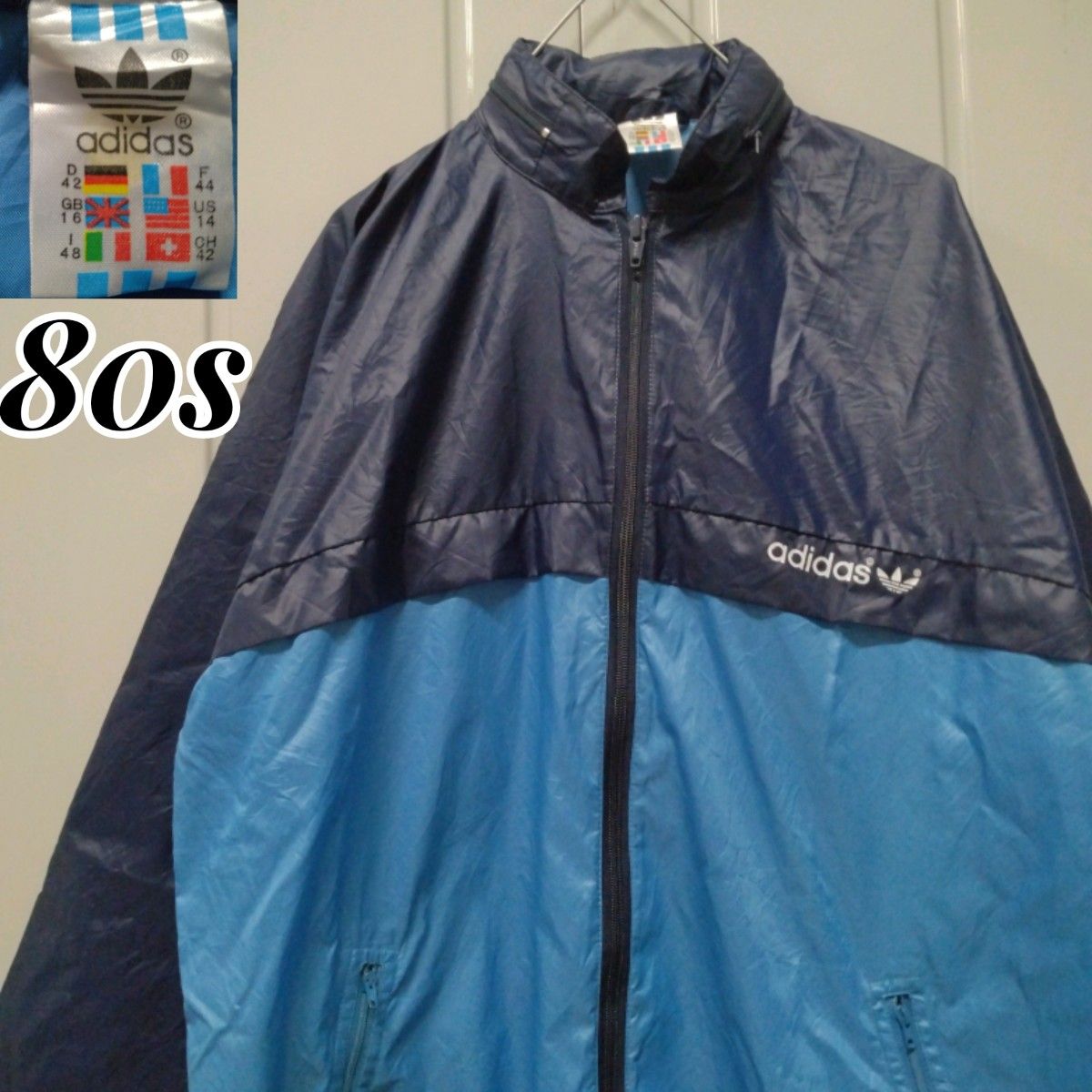 adidas OLD 80s トレフォイルロゴ バイカラー ナイロン adidas OLD 80s トレフォイルロゴ バイカラー ナイロン
