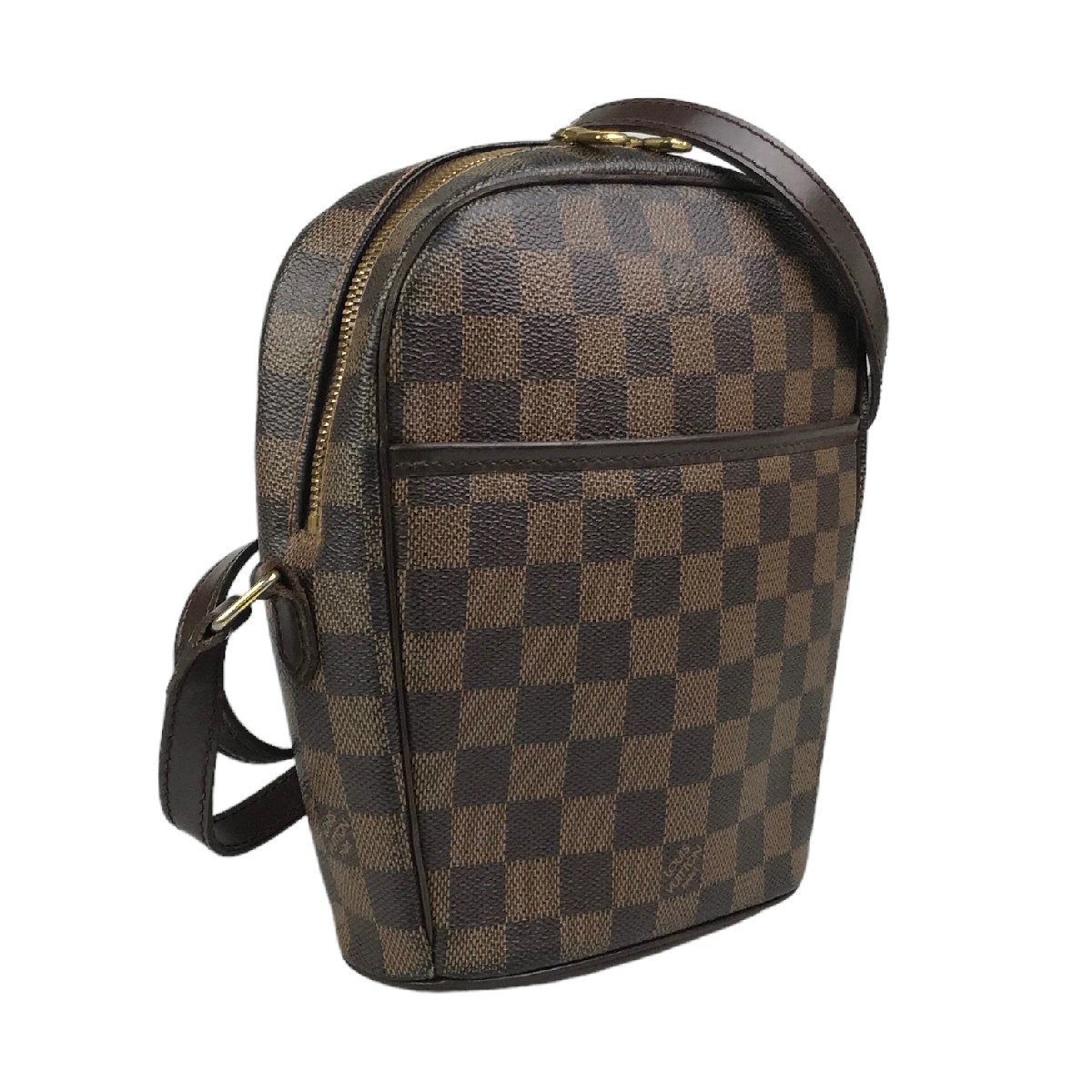 【1円～】ルイ・ヴィトン LOUIS VUITTON バッグ ショルダーバッグ ダミエ エベヌ イパネマPM N51294 レザー 中古_画像2