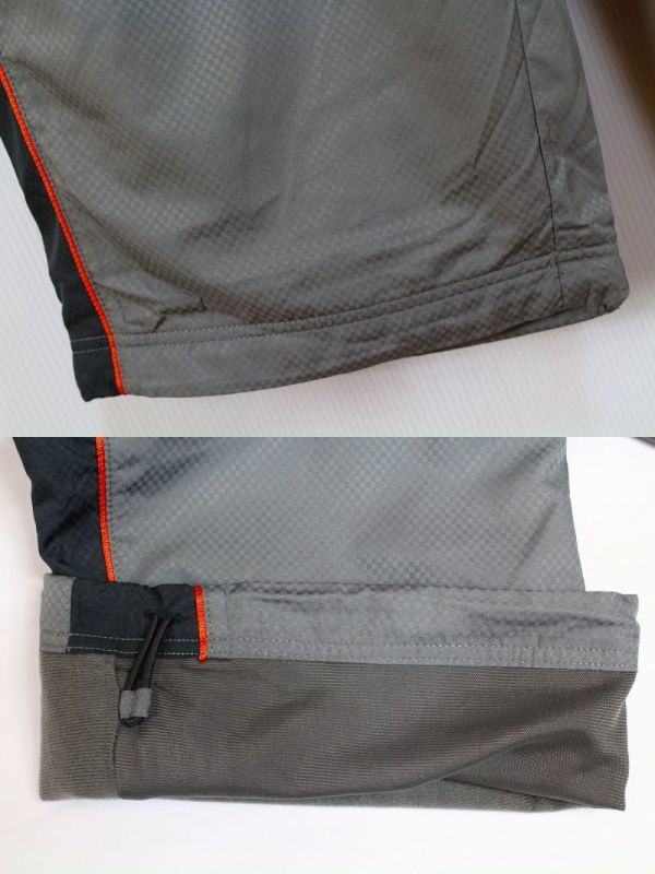 MIZUNO ミズノ 未使用 タグ付 ウィンドブレーカー 上下セット ジャケット パンツ ウェア 総柄 XL 濃グレー メンズ [809849]_一番近い色です