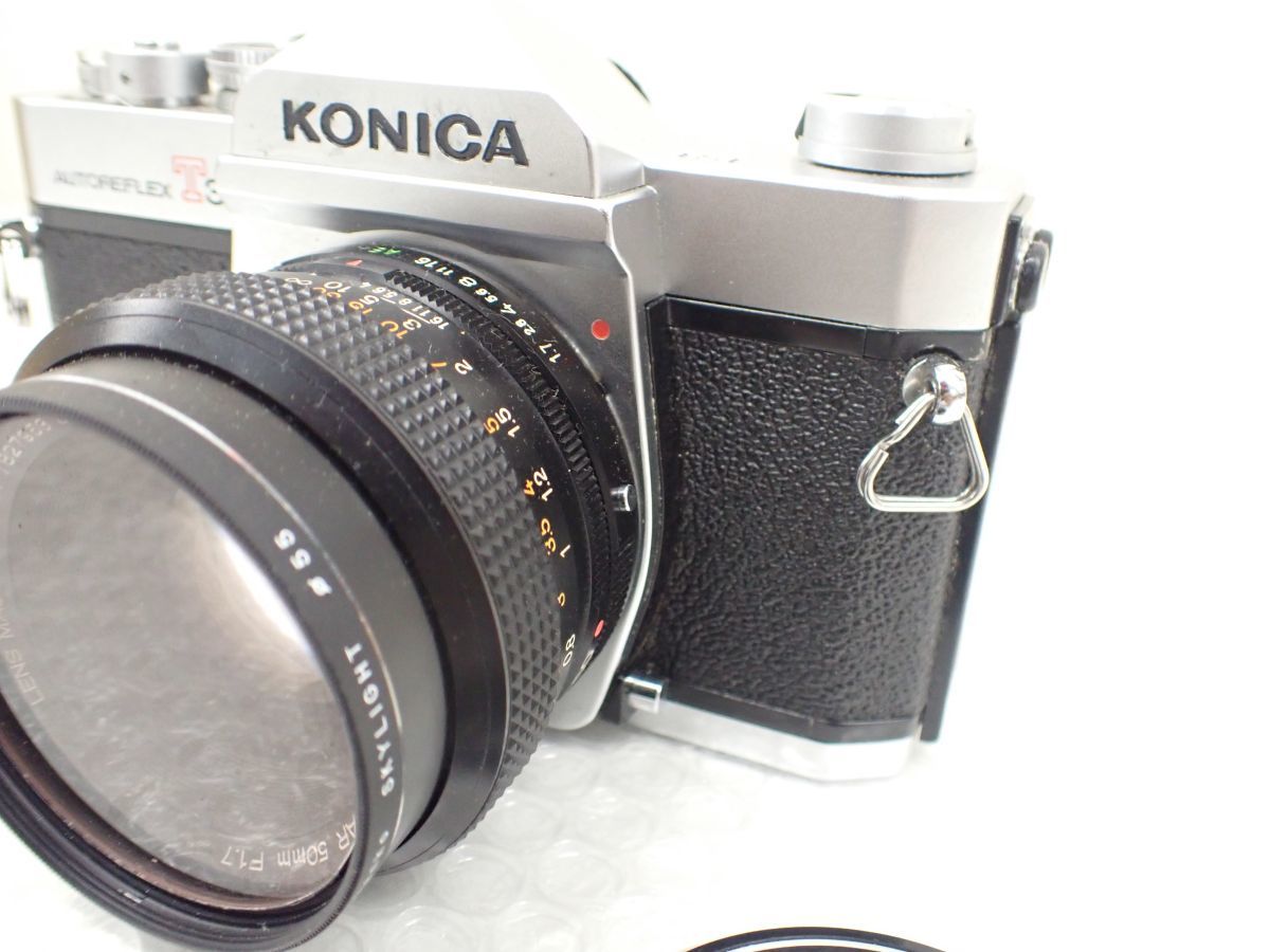 ☆D619-60　⑪KONICA コニカ AUTOREFLEX T3　一眼レフカメラ、レンズ KONICA HEXANON AR 1.7/50mm　コニカ オートレフレックス_画像6
