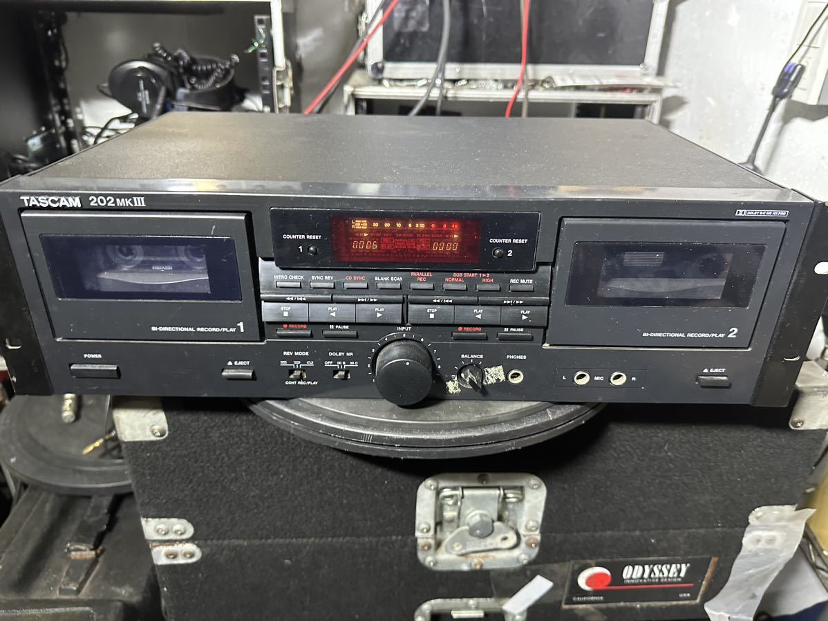 TASCAM カセットデッキ 202MKⅢ ジャンク_画像1