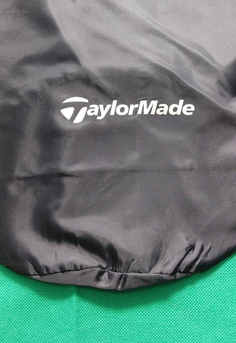 ★★テーラーメイド TaylorMade ナイロン素材きんちゃく袋 カッパ入れ（黒）E31_画像2