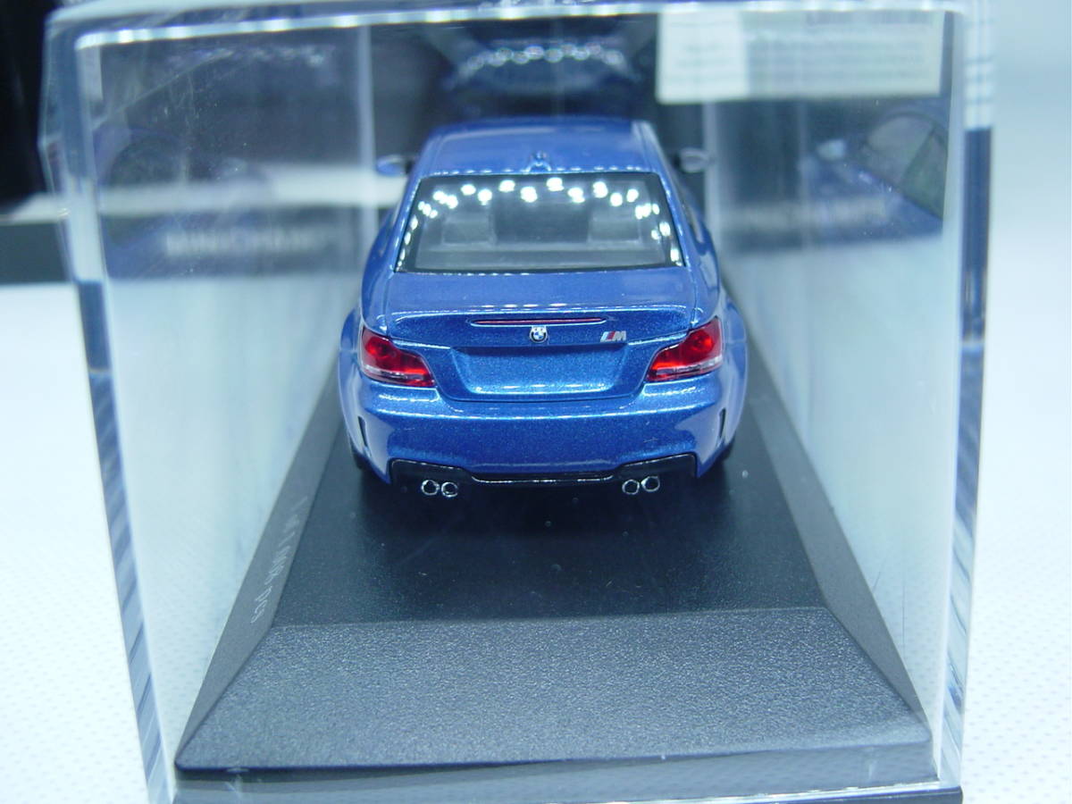 送料350円～ MINICHAMPS 1/43 BMW 1er M Coupe 2011 Blue metallic 1シリーズの画像6
