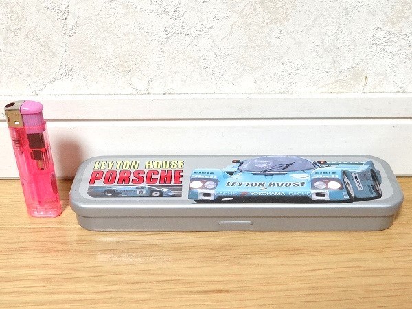 新品 80年代 ビンテージ 日本製 トンボ TOMBOW JAPAN レイトンハウス ポルシェ 旧車 レーシング カンペン 筆箱 レトロ 昭和 当時物の画像1