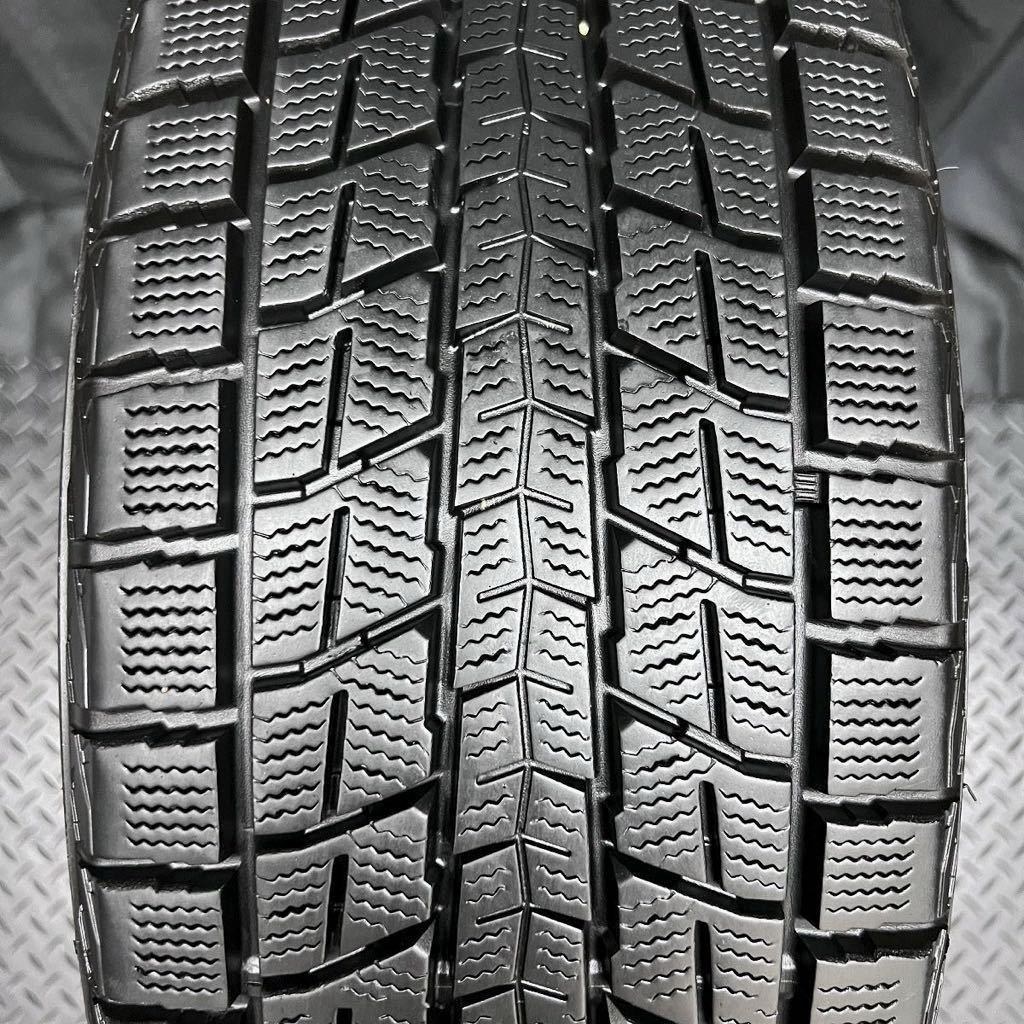 深溝美品★225/55R18 DUNLOP SJ8&社外アルミ 4本 №BT231116-B1 52エルグランド SKフォレスター等 7.5J +55 5H 114.3/ホイールスタッドレス_画像2