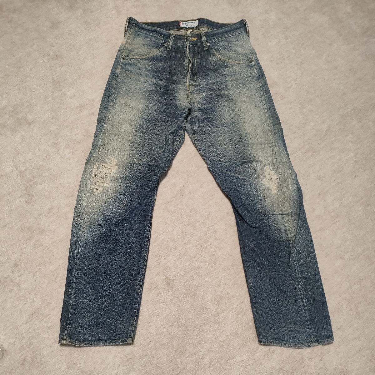 古着 Levi's ENGINEERED JEANS REGULAR 32インチ 日本製 ヴィンテージ デニム リーバイス エンジニアド ジーンズ レギュラー ストレート L_画像1