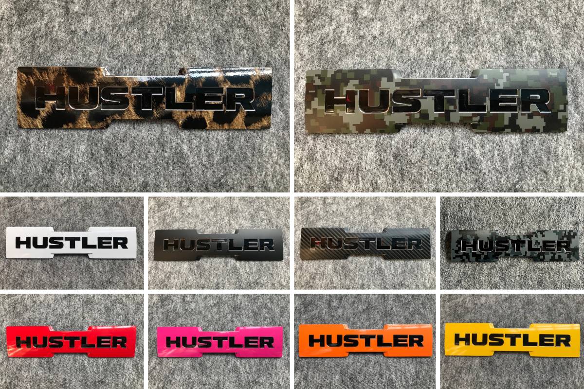 ◆ハスラー◆リアエンブレム ステッカー◆オレンジ◆MR31S/MR41S/MR52S/MR92S◆新型ハスラー◆HUSTLER◆エンブレム◆シール◆◆の画像3