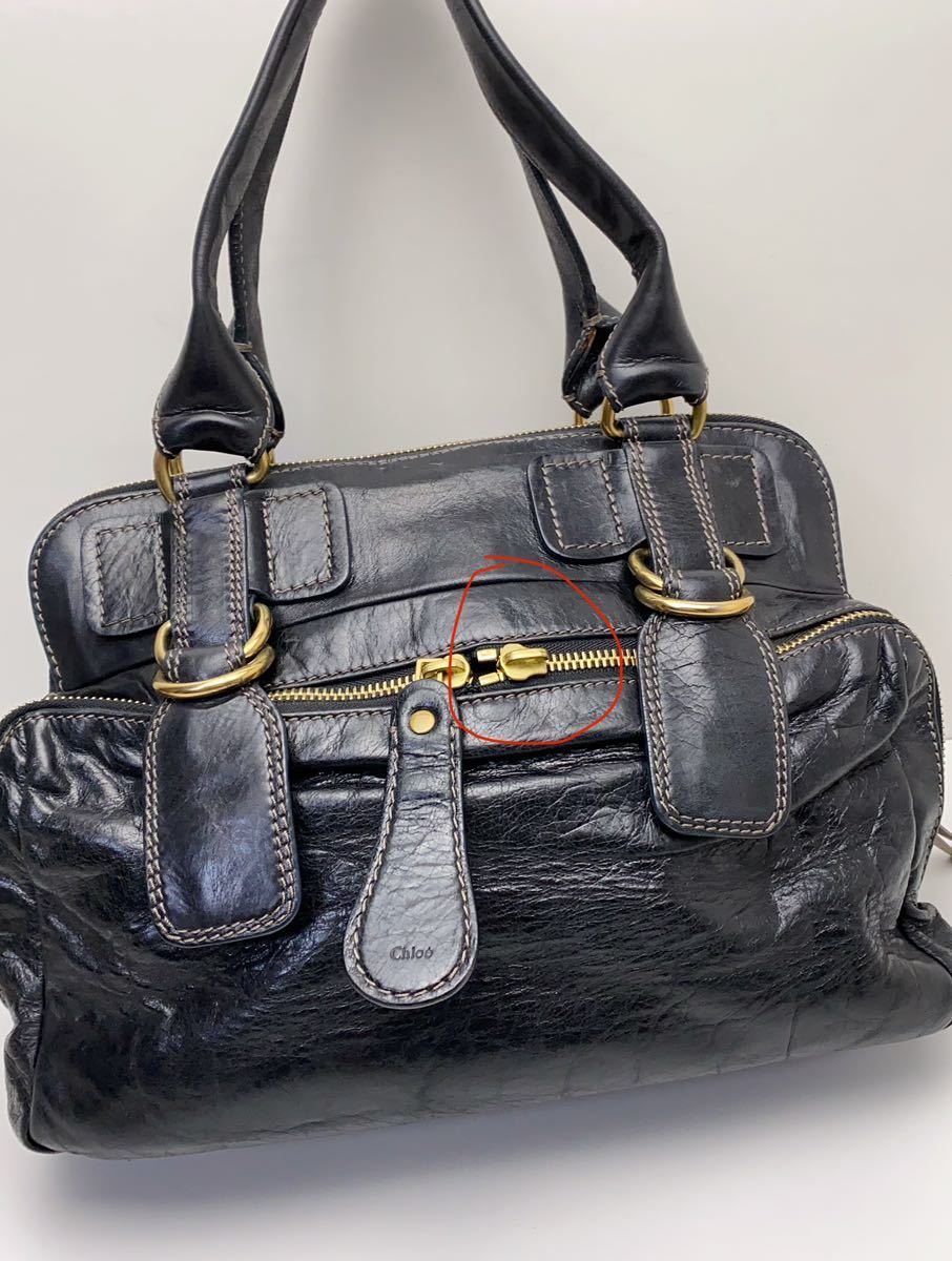 F711 Chloe クロエ トートバッグ ハンドバッグ オールレザー F711 Chloe クロエ トートバッグ ハンドバッグ オールレザー
