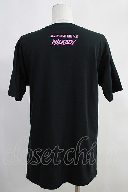 MILKBOY / CROSS Tシャツ M ブラック H-23-11-12-024-MB-TO-KB-ZT202_画像2