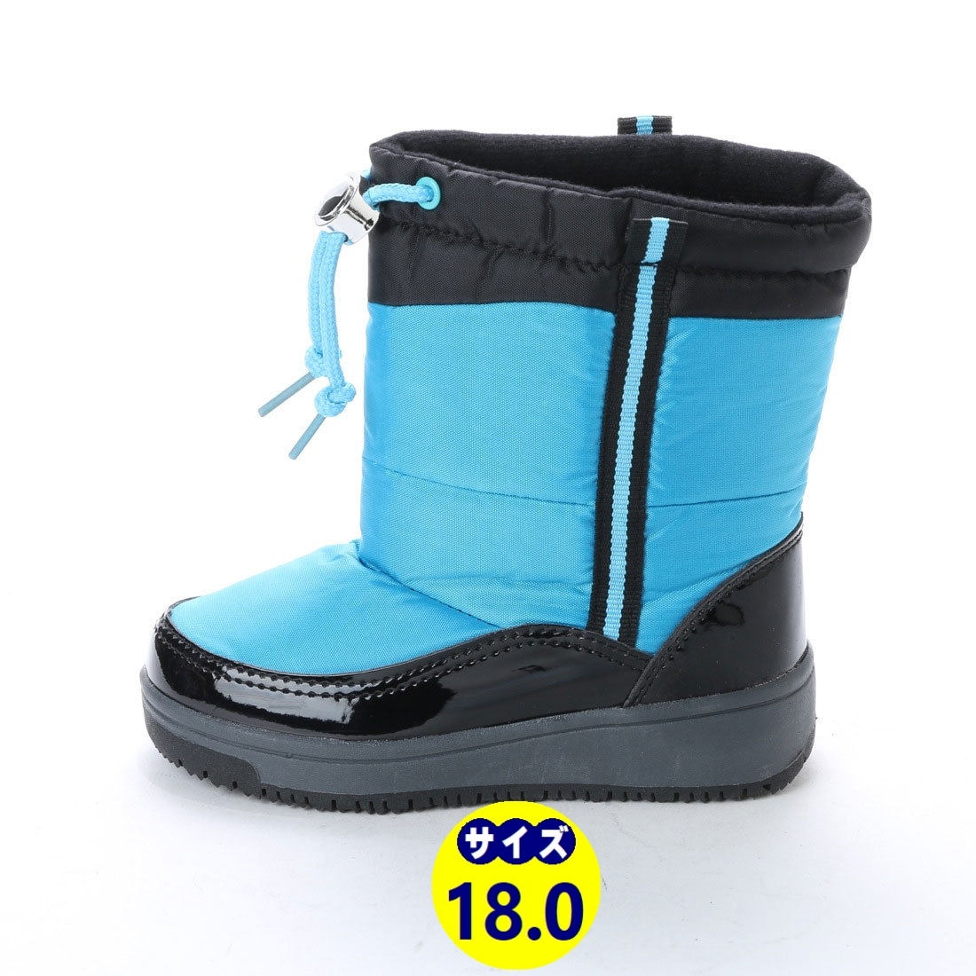 防寒ブーツ子供　子供用ブーツ　新品『17990-BLU-180』18.0cm　キッズウィンターブーツ在庫一掃超セール