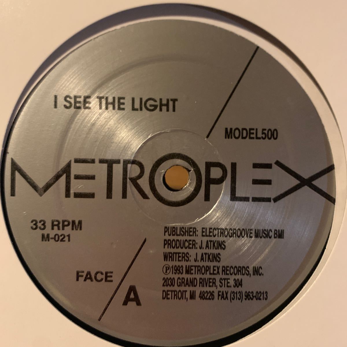 [ Model500 - I See The Light - Metroplex M-021 ] Juan Atkinsの画像1