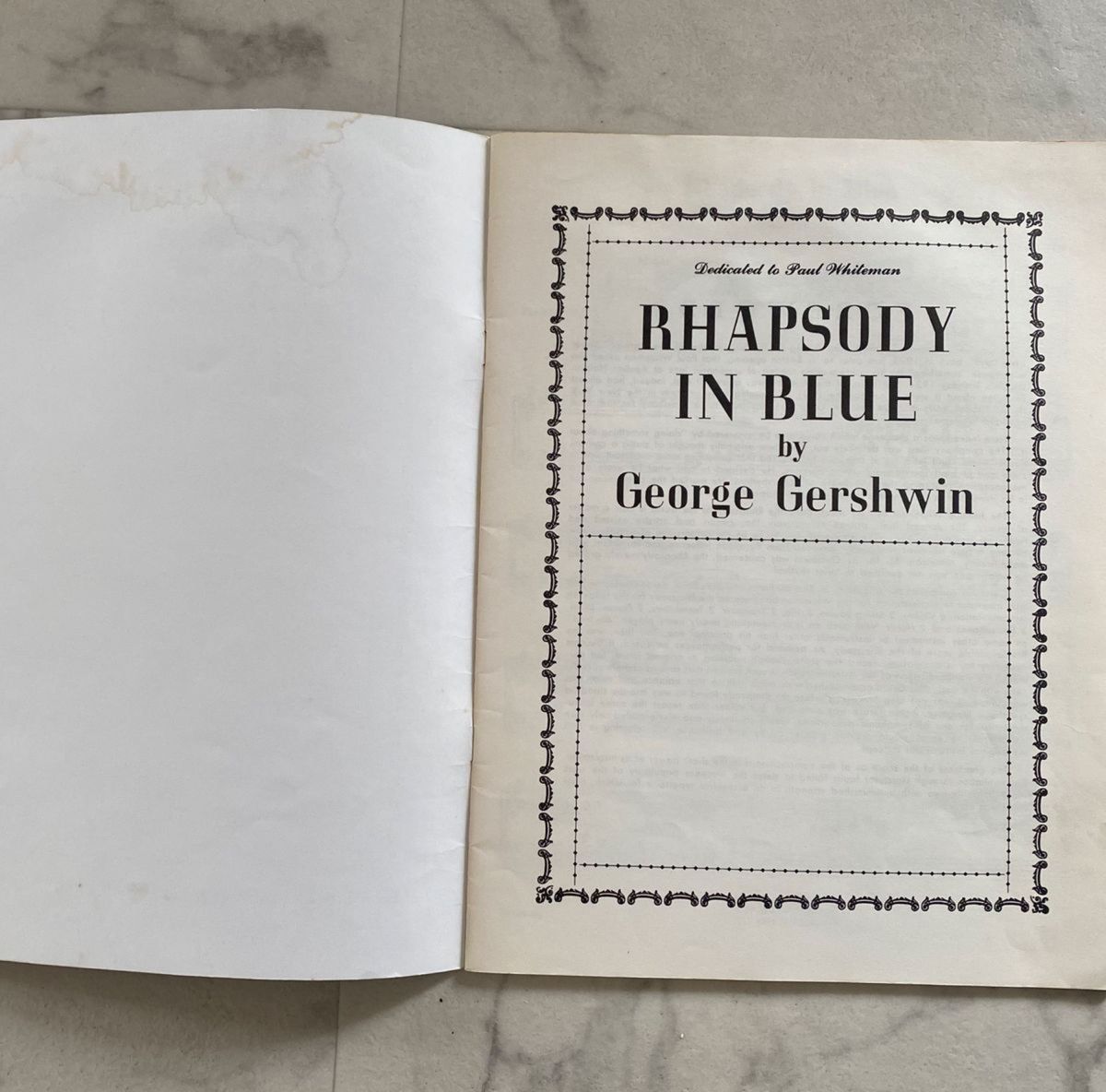 【送料無料】輸入楽譜 RHAPSODY IN BLUE ／George Gershwin's／piano solo