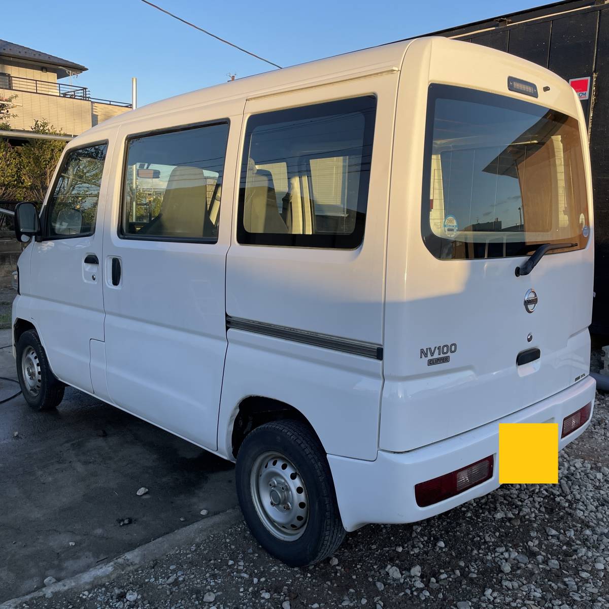 1万円~売り切り NV100 クリッパーバン 車検付即乗り軽バン 実走行5万km台 切替4WD AT オートマ DX ハイルーフ 軽自動車_画像3