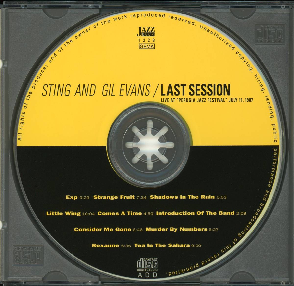 Sting/Gil Evans スティング/ギル・エヴァンス Last Session_画像3