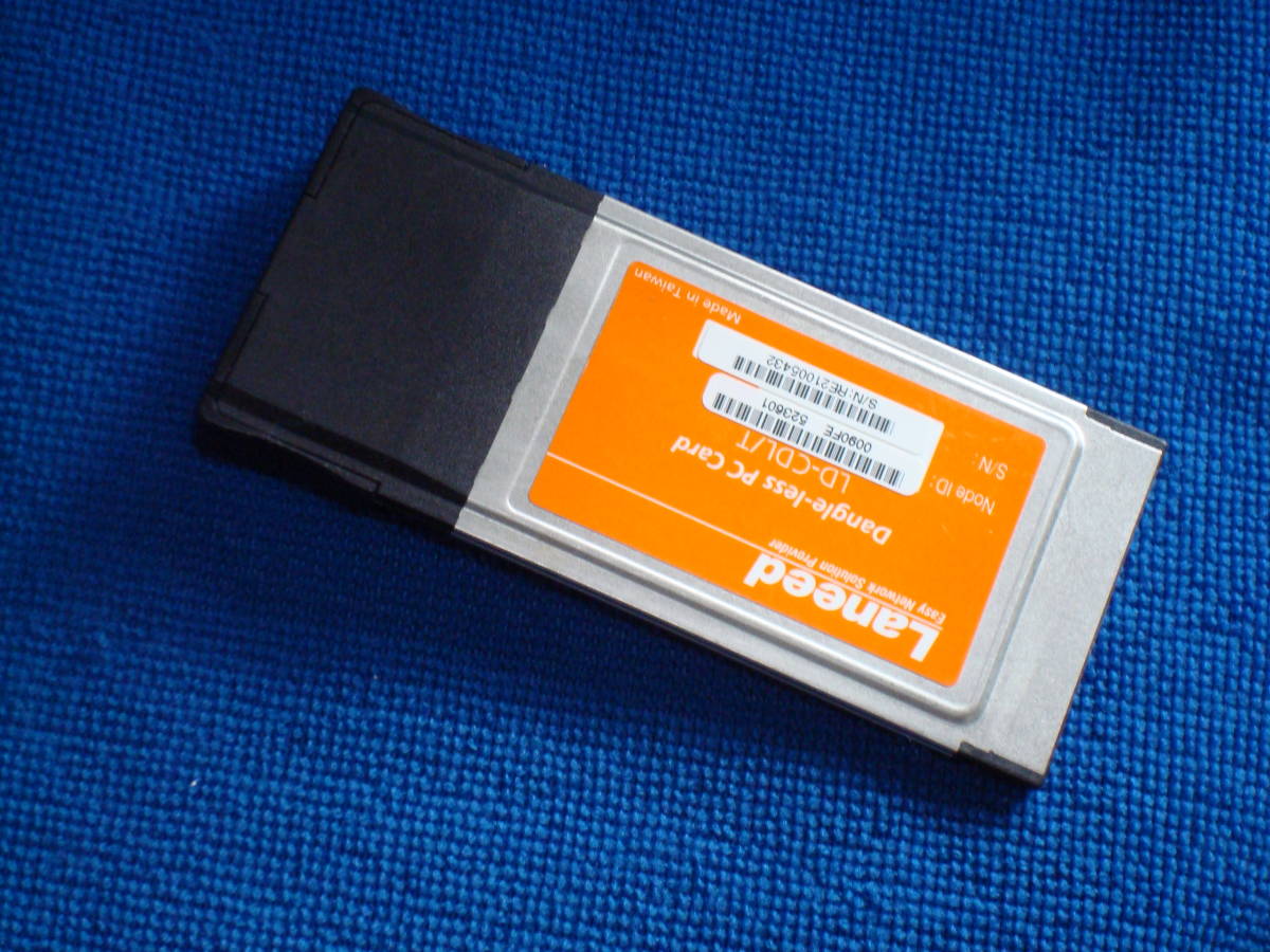 Laneed PCMCIA LAN Kard LD-CDL/T 完動品 送料無料_画像2