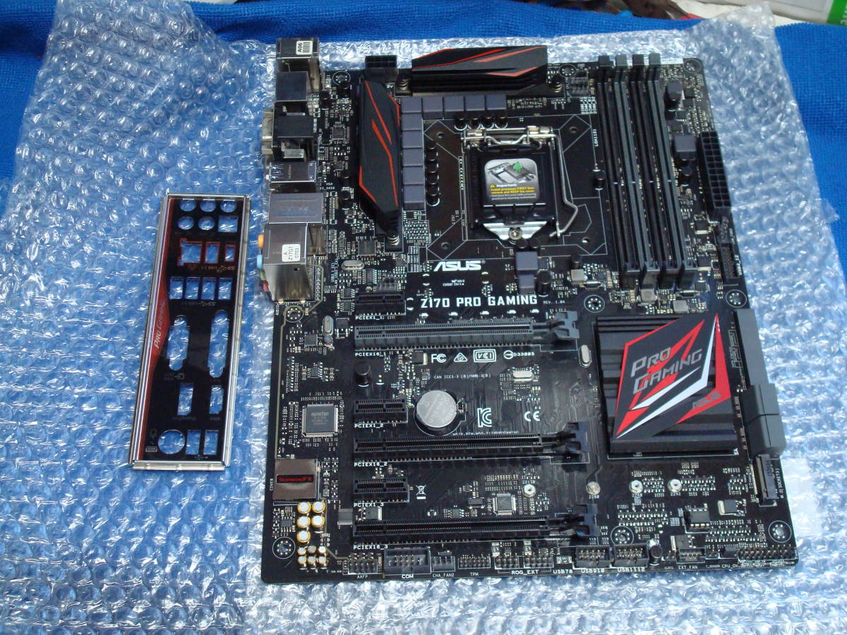 ASUS LGA1151対応 Z170 Pro Gaming 完動品 送料無料_画像2