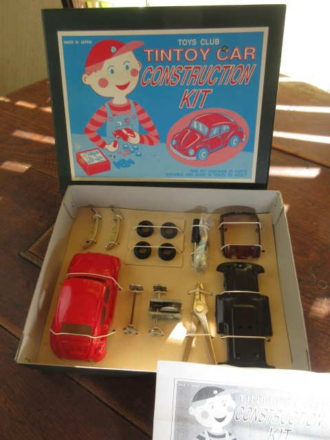 【TOYS CLUB/TINTOY CAR】CONSTRUCTION KIT/日本製/ビンテージ/未組み立て