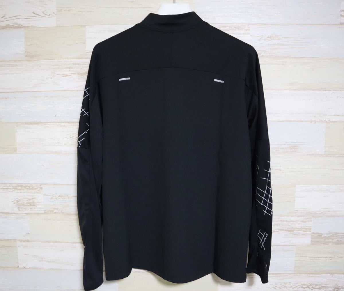 新品 Lサイズ NIKE ナイキ DRI-FIT ランニング　ディビジョン　ハーフジップ　ロングスリーブシャツ　Running Division ブラック　黒