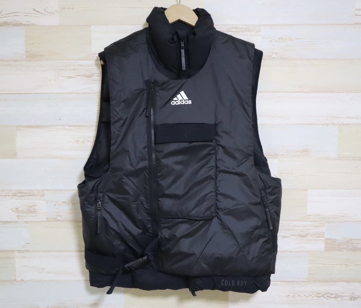 新品 定価27500円 O(XL)サイズ　アディダス adidas COLD. RDY ダウンベスト メンズ　ダウンベスト　FT2417 黒　ブラック