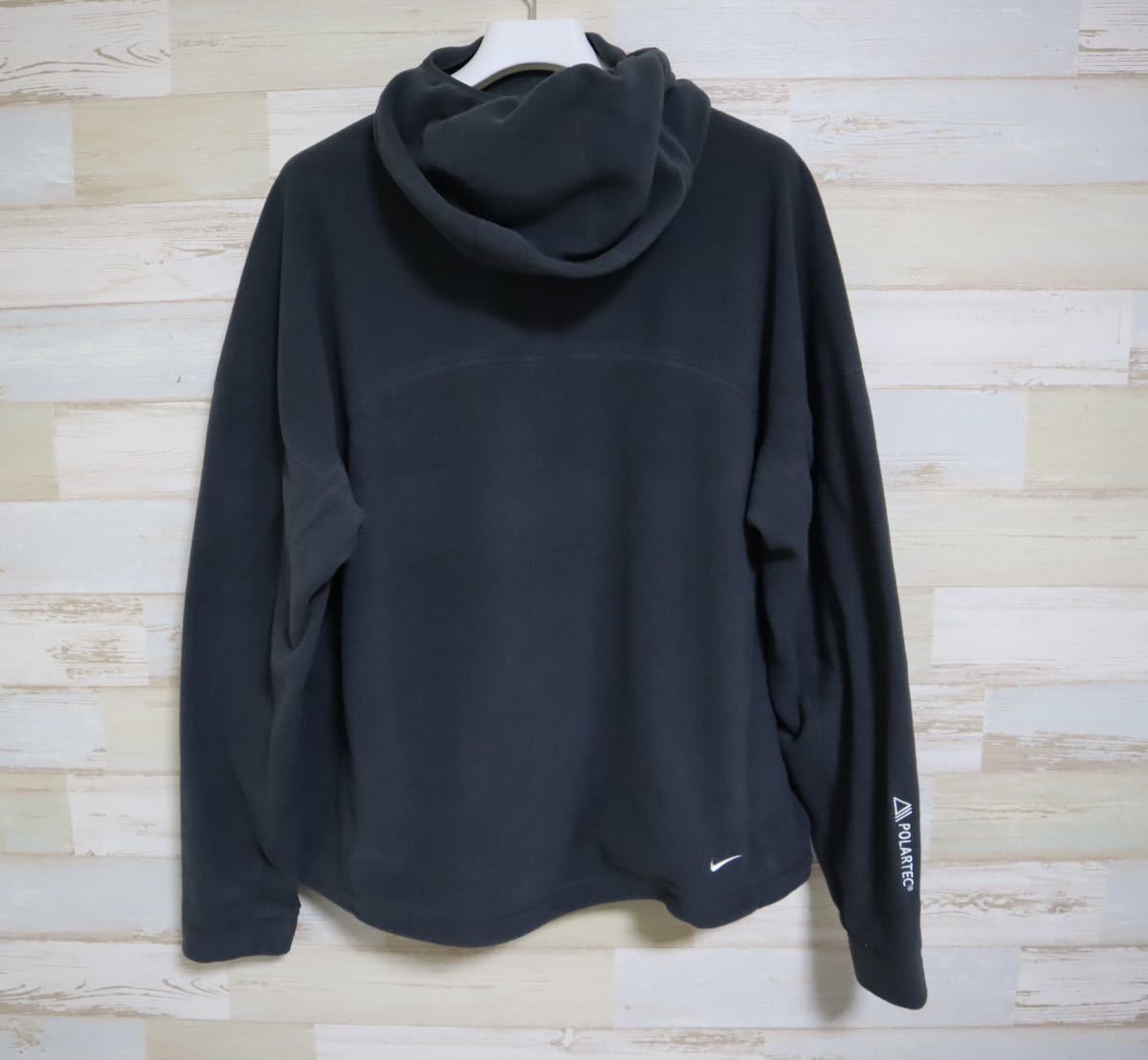 新品 2XLサイズ　ナイキ ACG NIKE ACG TF WOLF TREE PULL OVER L/S TOP ポーラーテック　プルオーバーパーカー グレー_画像2