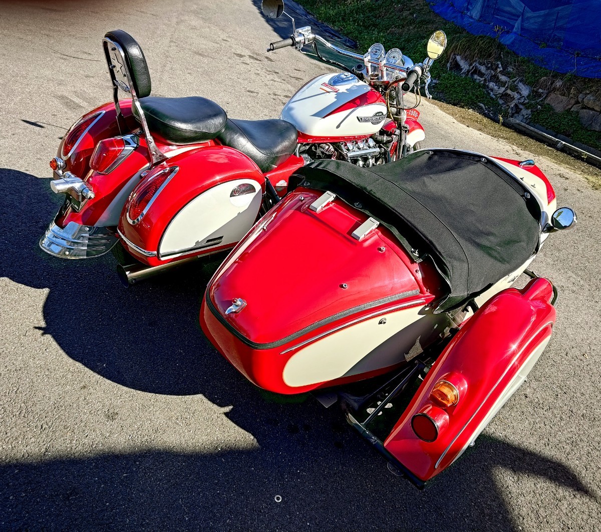 ホンダ GL1500C ワルキューレ サイドカー ワルター 側車 HONDA　Valkyrie　USA 1997年式　難有　ベース車　ゴールドウィング　_画像4