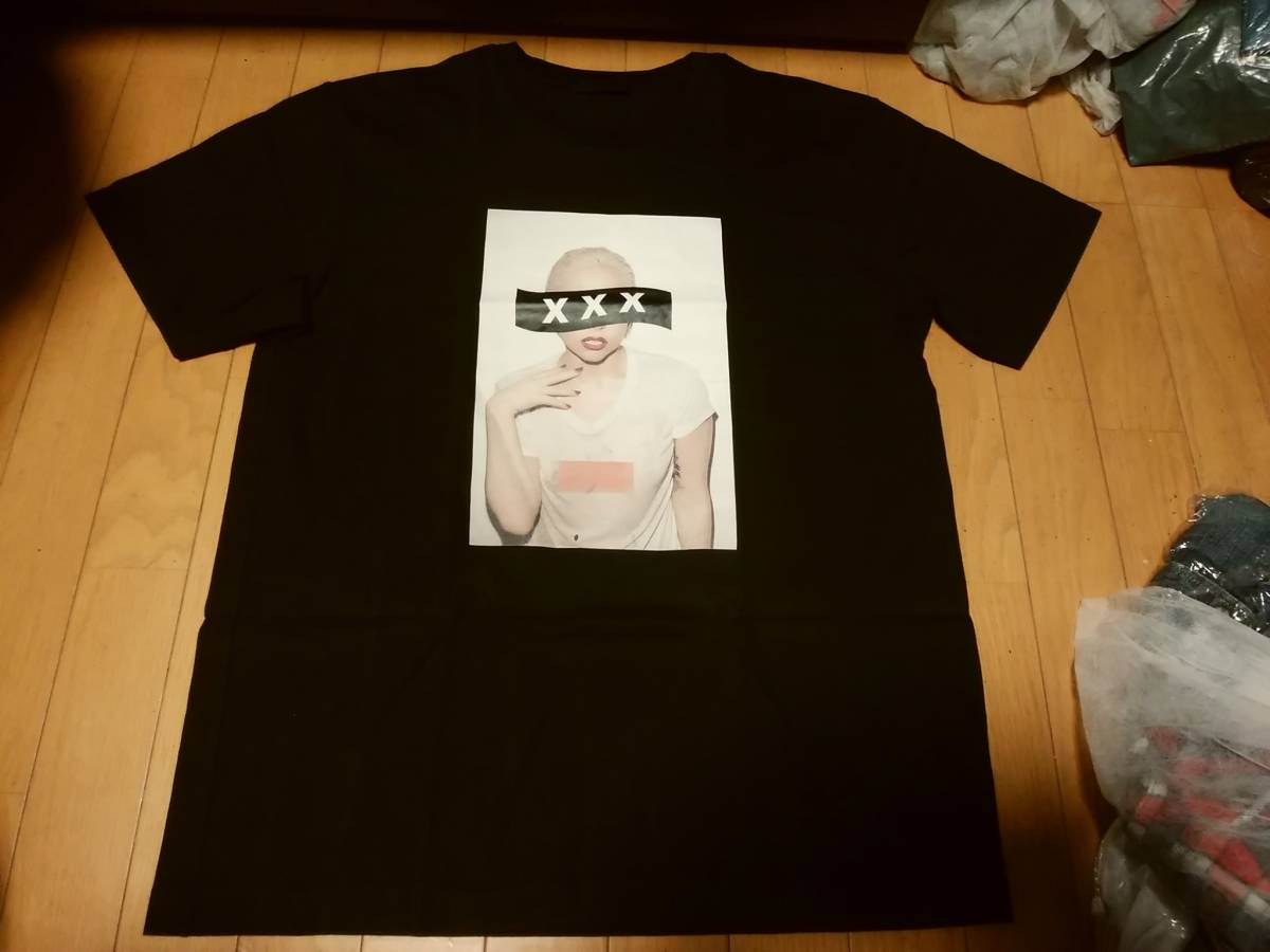 【GOD SELECTION XXX ゴッドセレクション トリプルエックス】TシャツM 日本製 「レディー・ガガ」モデル 高級 人気アイテムの画像1