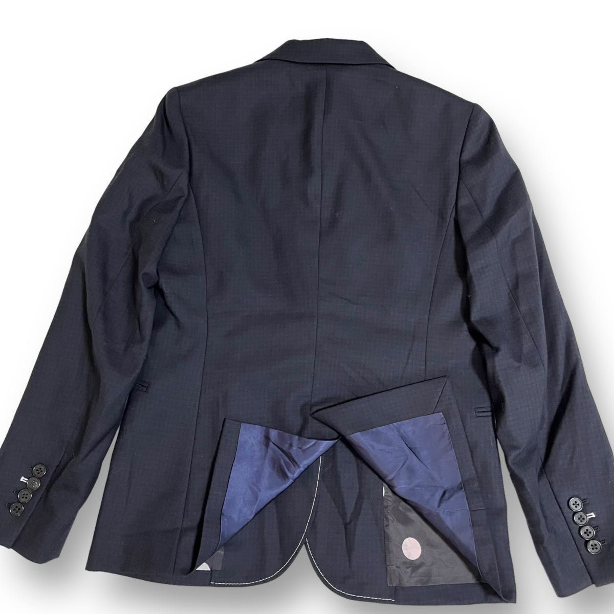極美品】ポールスミス トラベルステッチスーツ ネイビー 現行 極美品】ポールスミス トラベルステッチスーツ ネイビー 現行