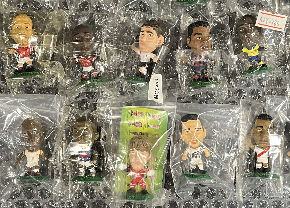 (Y61)MicroStars ALL GREEN BASE 50 figure set マイクロスターズ 全緑台座 50体セット #Chaser #Zidane #Ronaldinho #Messi_画像4