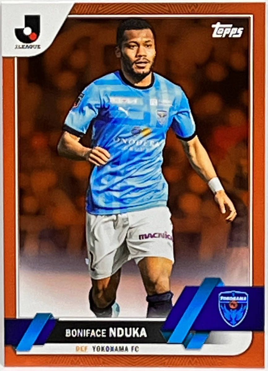 【ンドカ ボニフェイス/25枚限定】2023 Topps Jリーグ 横浜FC Orange 13/25_画像1