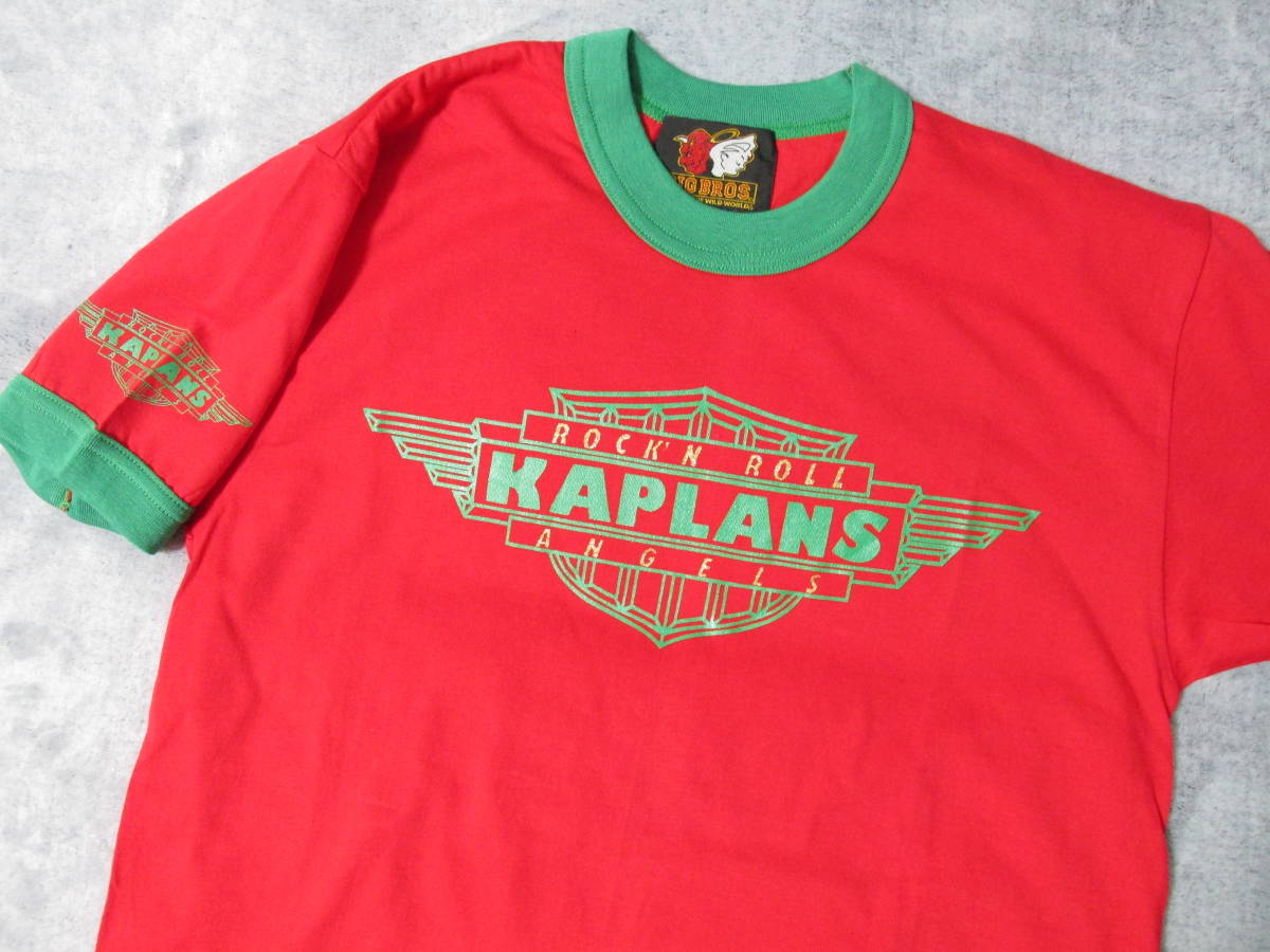 《激レア・新品》BIG BROS　山部光彦＆KAPLANS　カプランズ　日本製　リンガー　Tシャツ　アメカジ　50’ｓ風　ロカビリー　ロックバンド　