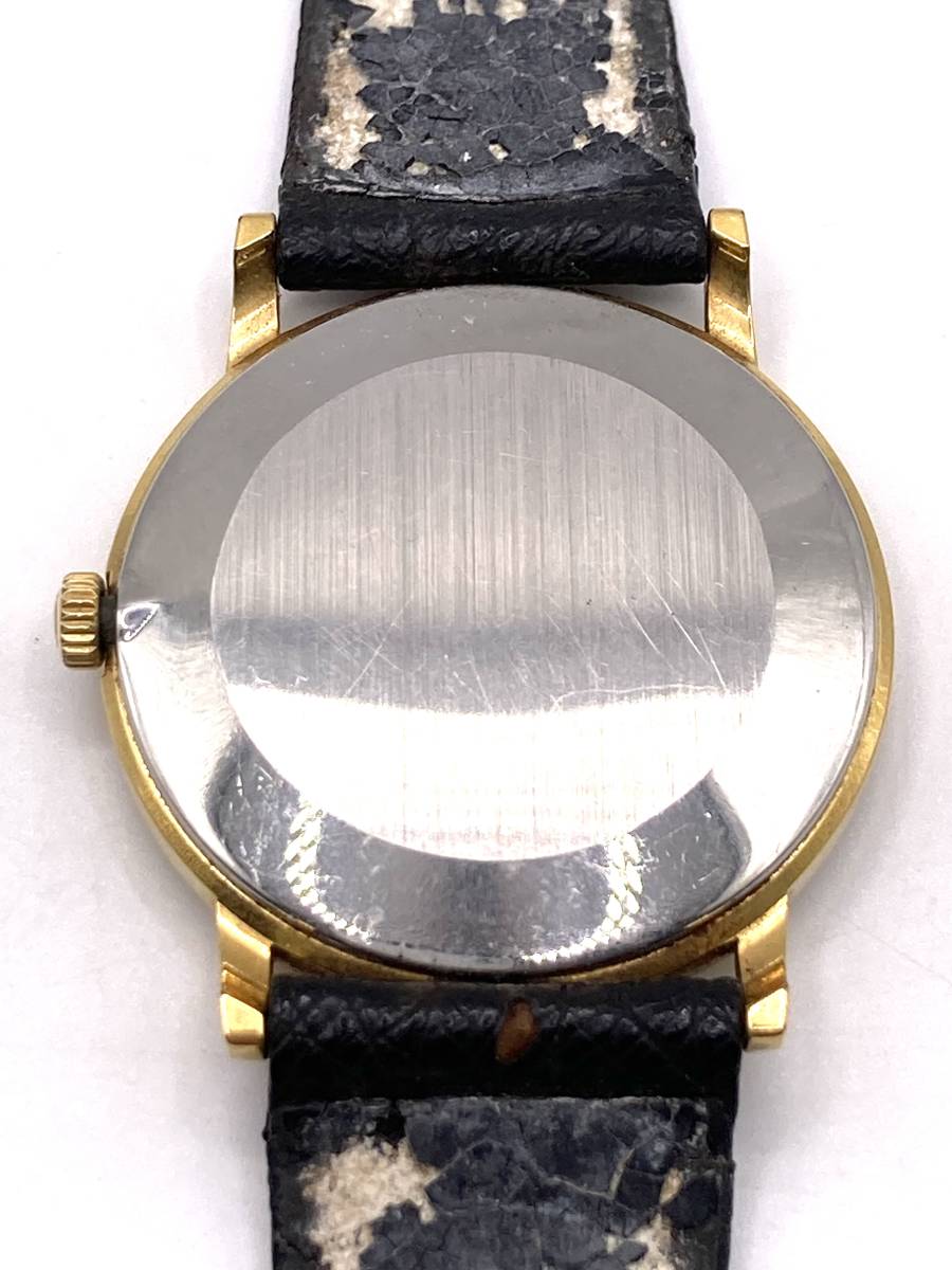 【TT4380】OMEGA DEVILLE オメガ デビル 稼働 手巻 アンティーク 腕時計 ベルト劣化有_画像7