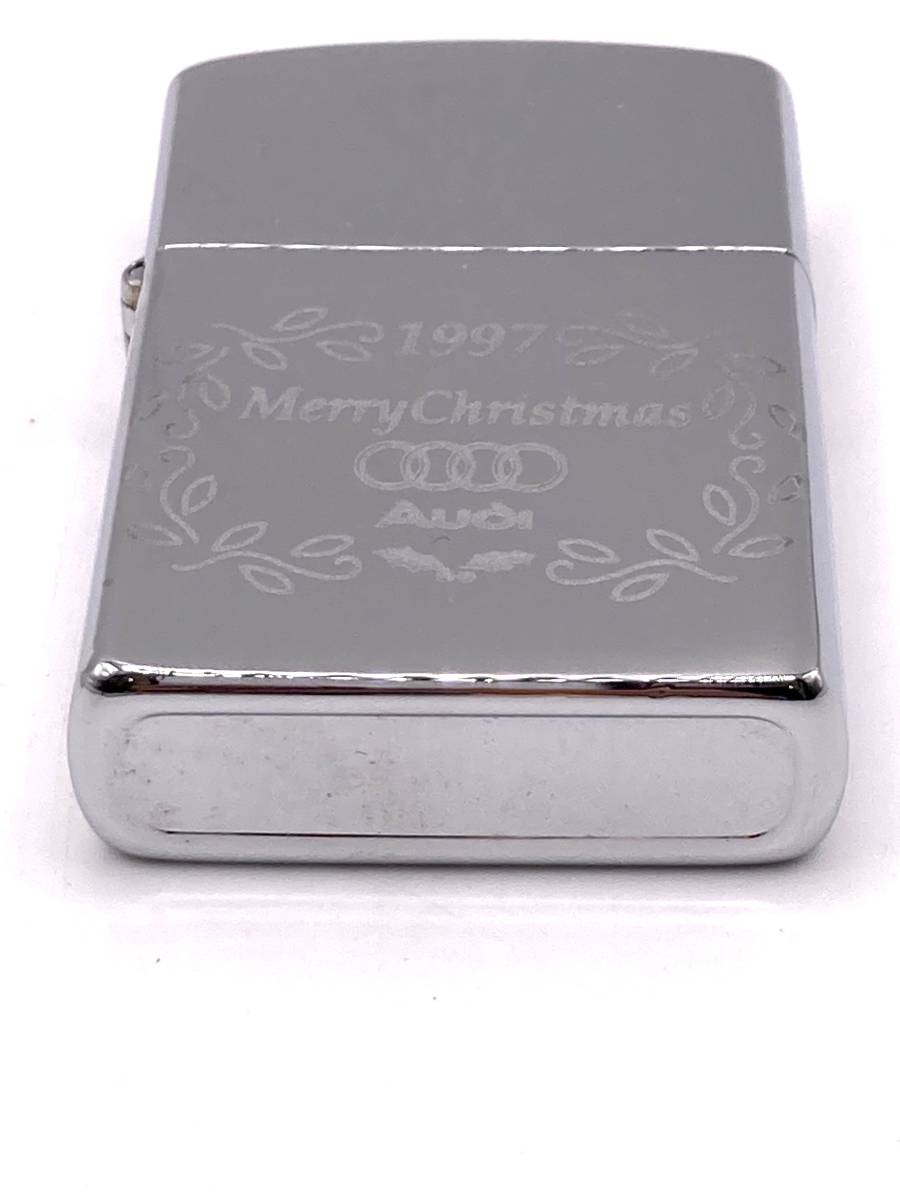 【GT4317】ZIPPO ジッポ 1997 Merry Christmas Audi アウディ 火花〇 喫煙具 ガスライター_画像7