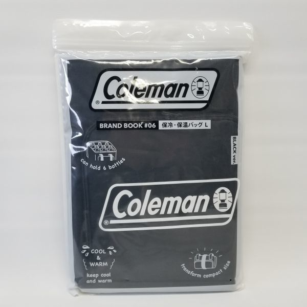 【未開封品】Coleman　コールマン　保冷　保温バッグL　ブラック　BRAND BOOK　1103-06_画像1