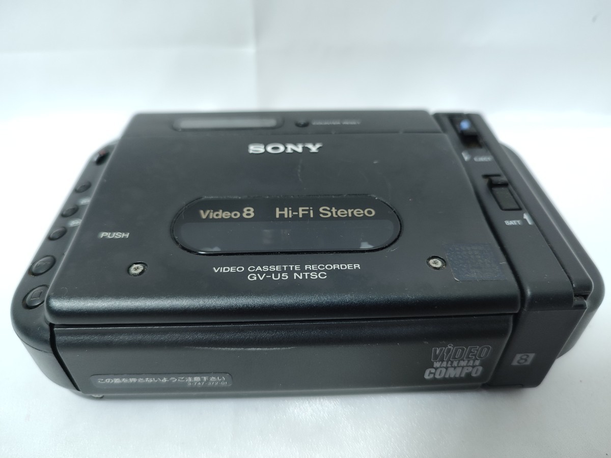 SONY ソニー GV-U5 VIDEO CASSETTE RECORDER TGV-1 TUNER TIMER UNIT デジタルビデオカセットレコーダー 8ミリ 動作未確認 ジャンク品_画像2