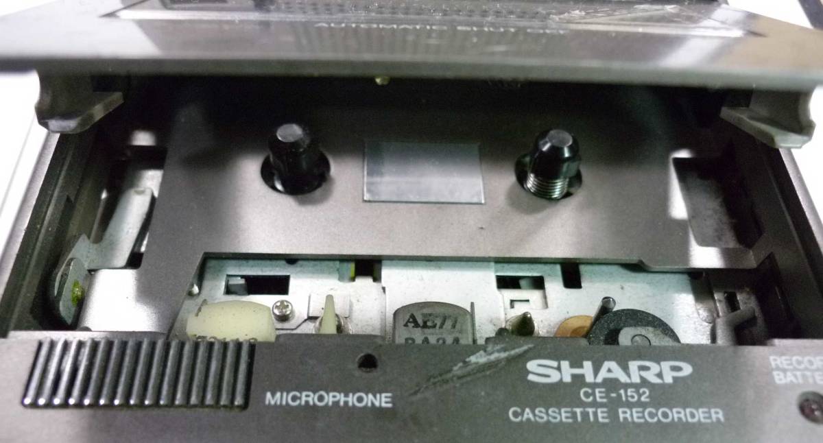  мусор?*SHARP карманный компьютер для кассета магнитофон CE-152 * неподвижный совершенно утиль 