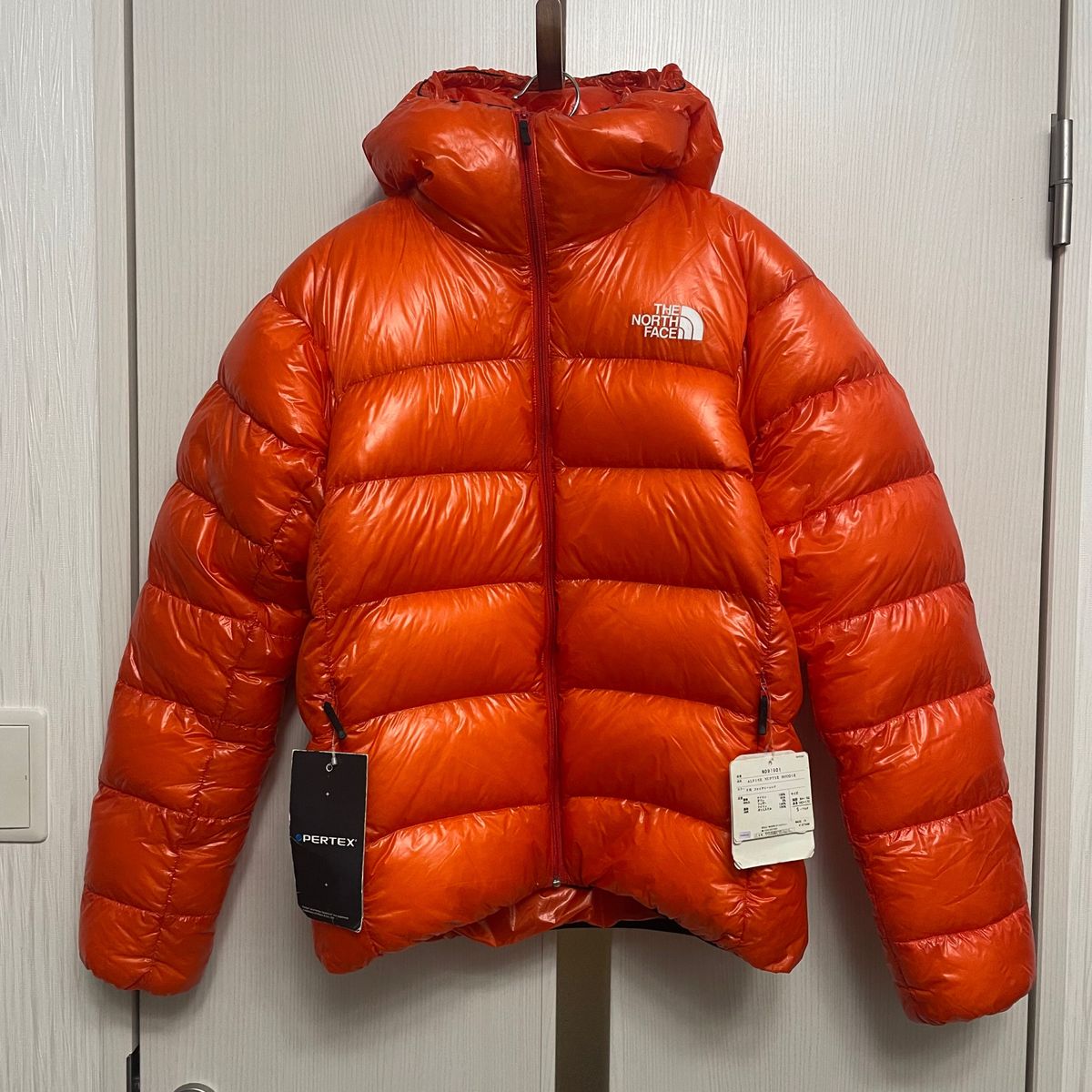 ノースフェイス アルパインヌプシフーディ S オレンジ THE NORTH ノースフェイス アルパインヌプシフーディ S オレンジ THE NORTH