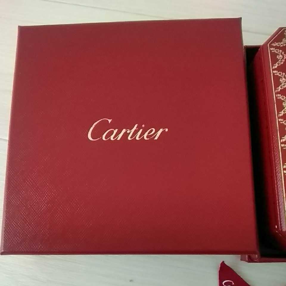 カルティエ Cartier ネックレスケース 箱 リボン ショップ袋の画像4