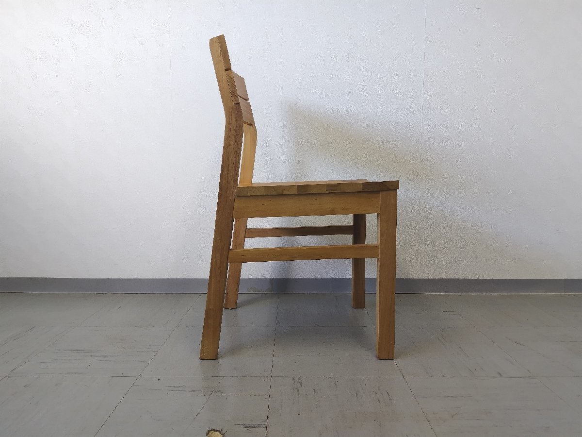 unico ウニコ SOTO ソト チェア ２.4万 ダイニングチェア 食卓椅子 チーク材　A_画像4